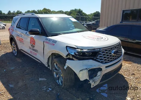 2020 Ford Explorer Platinum из США, поврежденный, VIN 1FM5K8HC2LGC74210